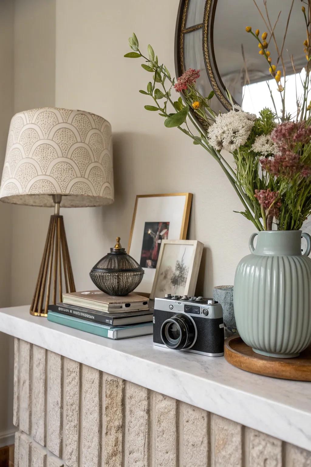 Achieve a unique feel by intermixing different decor themes.