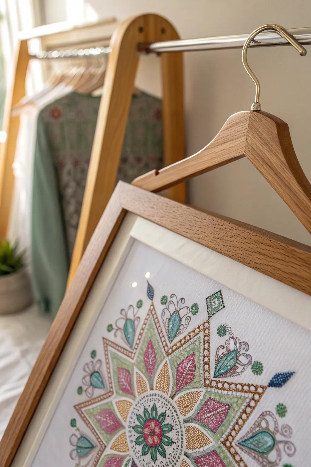 Lift your art with minimalist suspension borders—where simplicity meets shine.