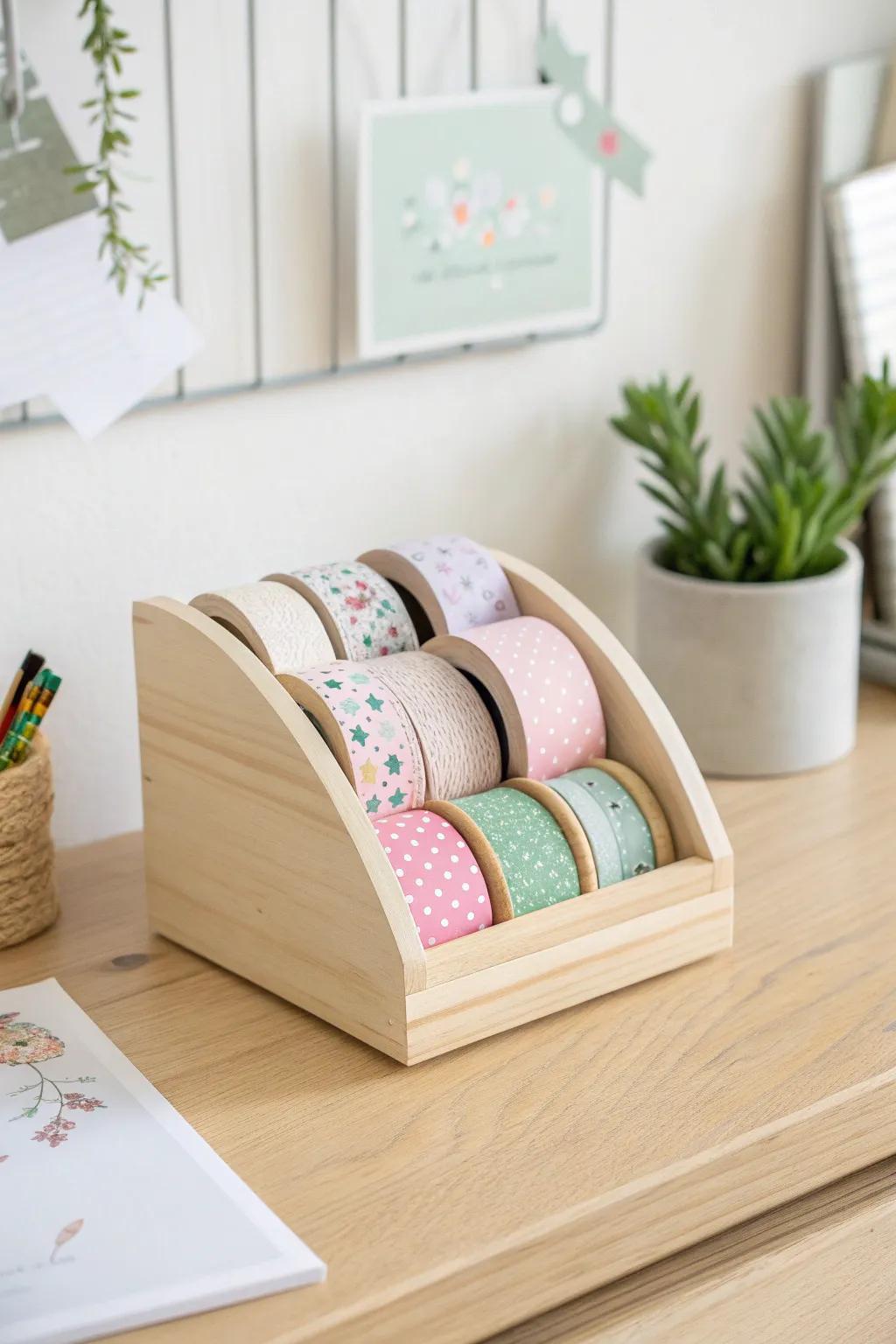 Arrange your creativity with elegance. 🌿✨ #WashiTapeMagic #CraftingJoy