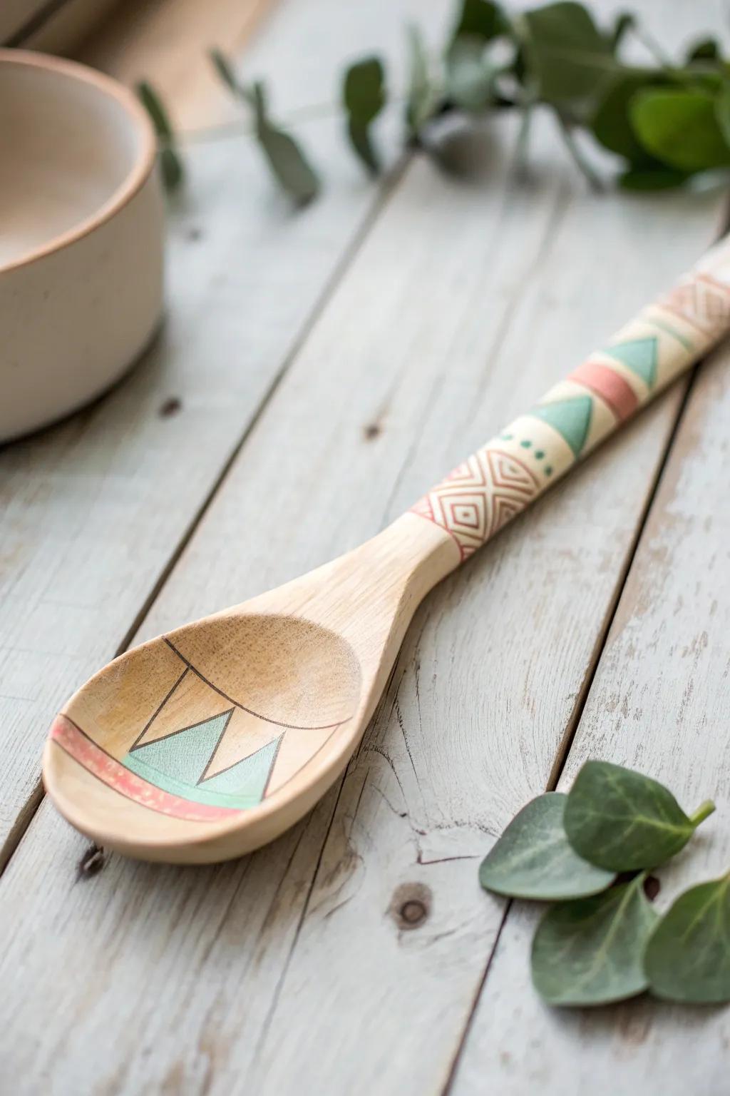 Incorporate a personal impression to your present with these beautifully tinted wooden instruments—impeccable for the creative heart.