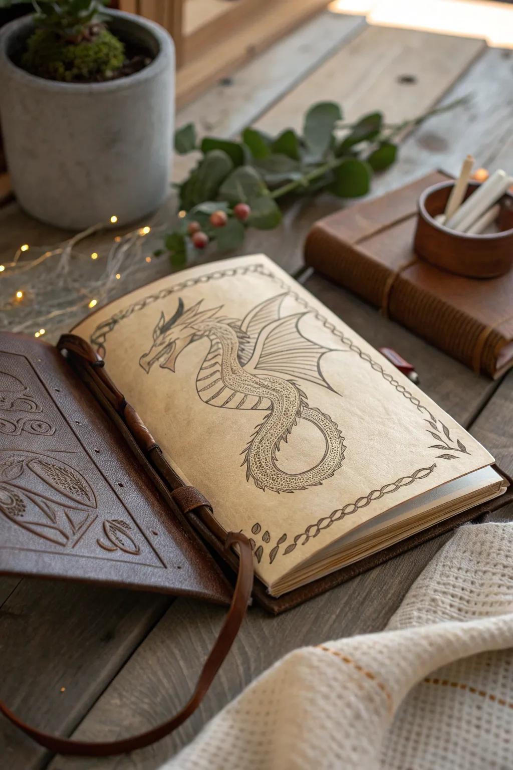 Dive into the enchanting world of dragons with this beautifully made mini tales.