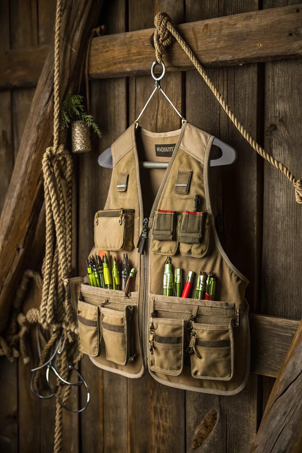 Master the craft of angling organization.