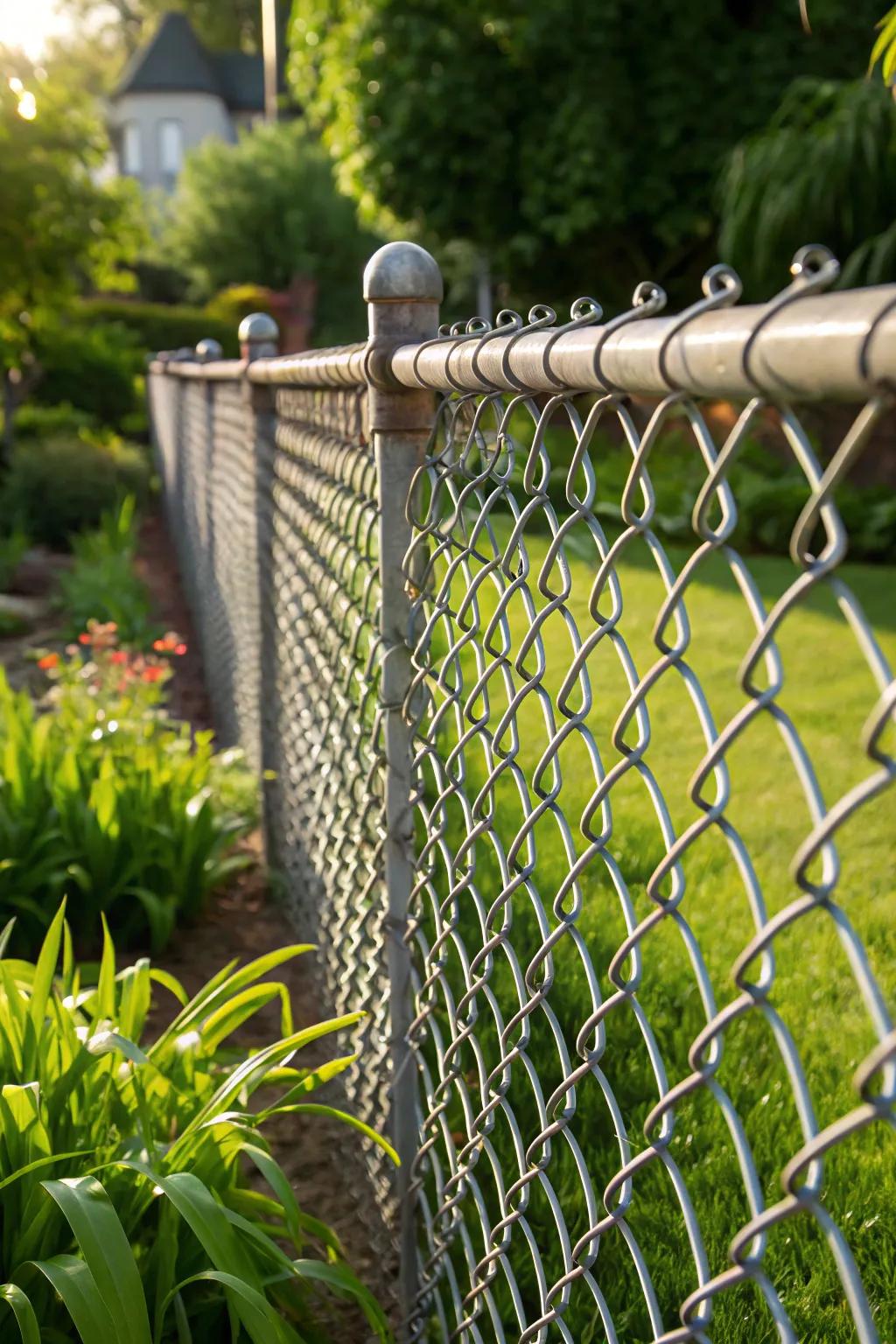 Elevate your garden's protection with a sleek and movable mesh enclosure that fuses strength with style.