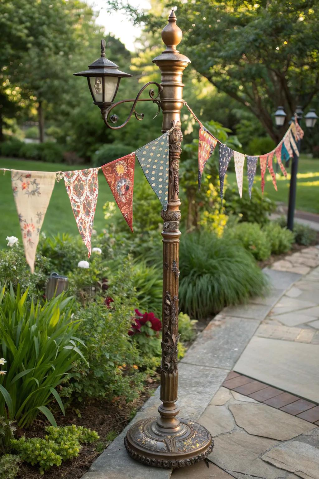 Transform your garden with a hint of tradition and artistry: the ornamental banner pole.