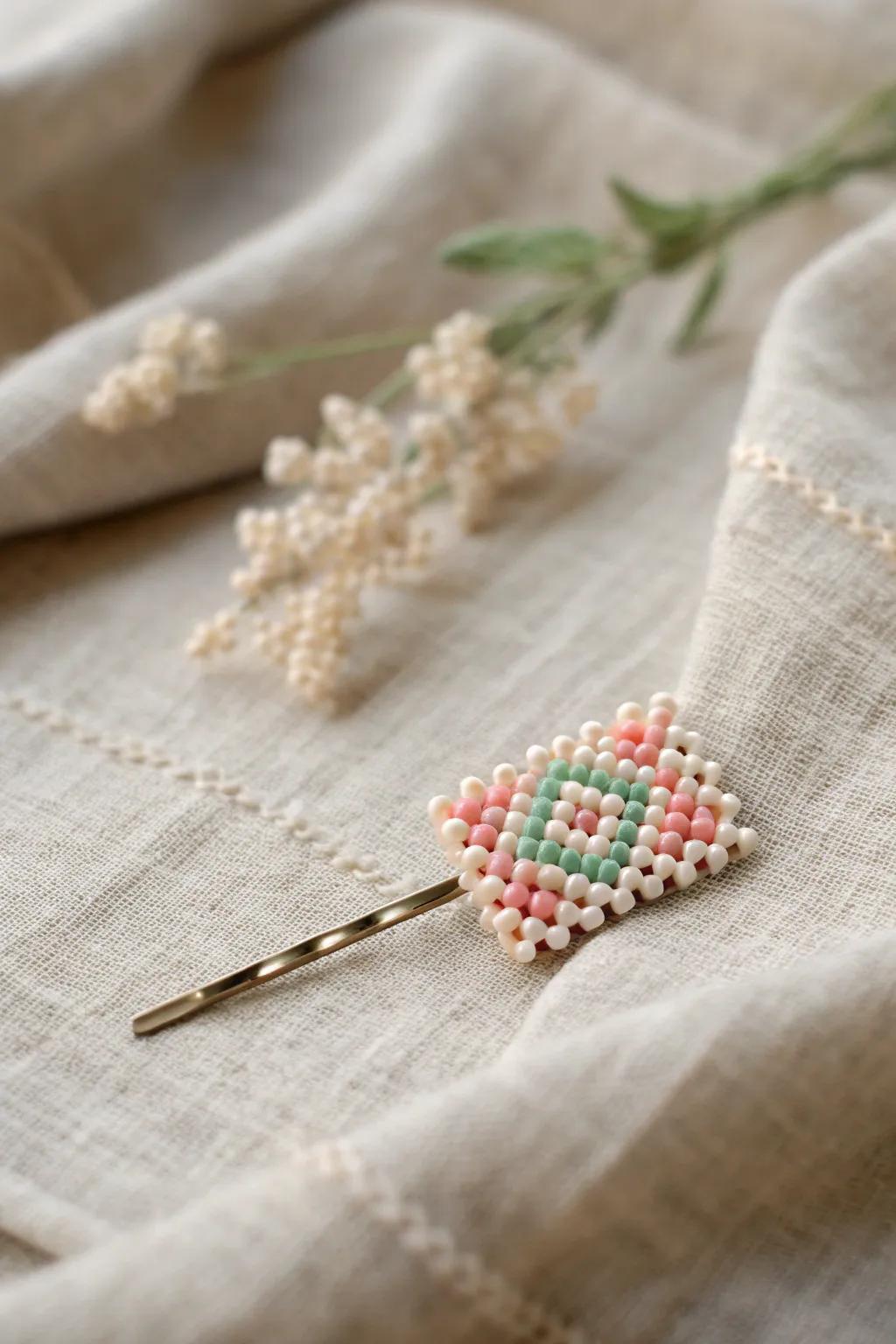 Contribute a hint of artistry to your aesthetic with a beautifully crafted Fusing bead emblem.