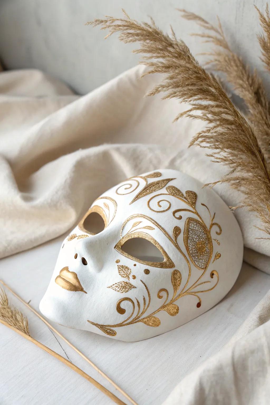 Discover the art of simplicity with this elegantly crafted plaster form, a combination of minimalism and timeless beauty.