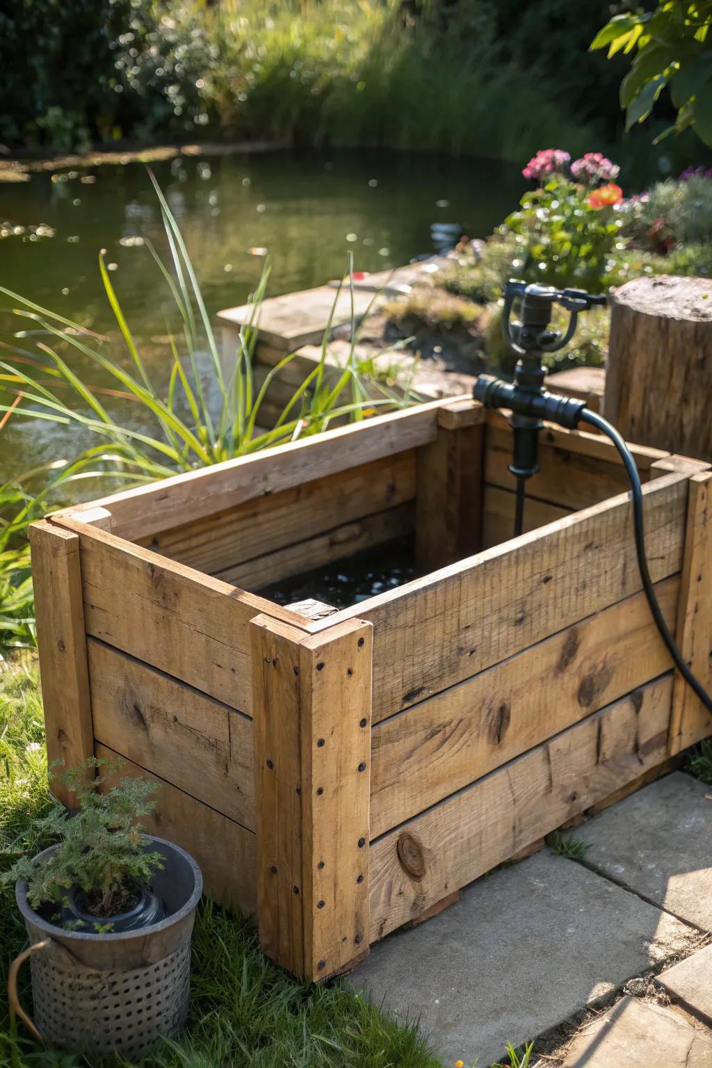 Elevate your garden with this delightful and practical re-purposed wood slat dome.
