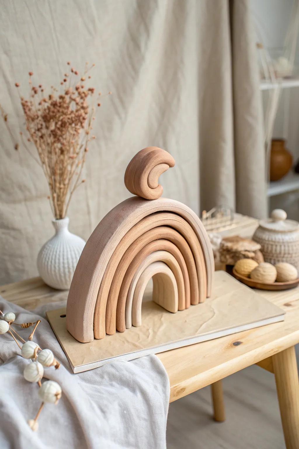 Unleash creativity with abstract clay art for little hands. 🎨✨ #KidsArt #ClayCreations