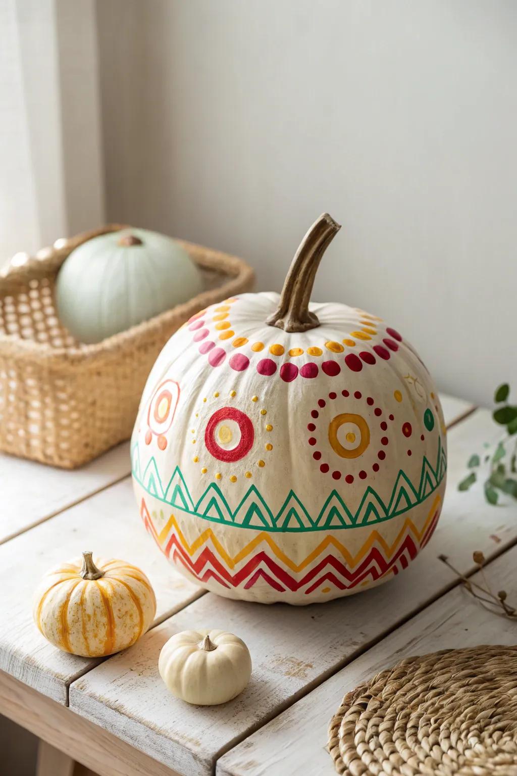 Welcome memories with a retro touch: vibrant patterns meet minimalist beauty.
