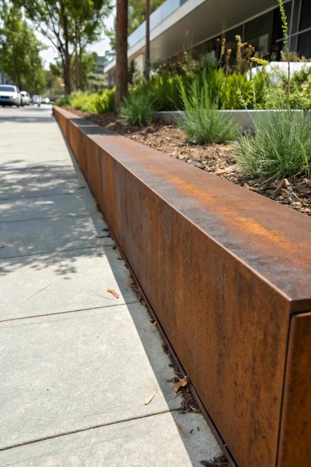 Elevate your landscape with the timeless elegance of weathering material.