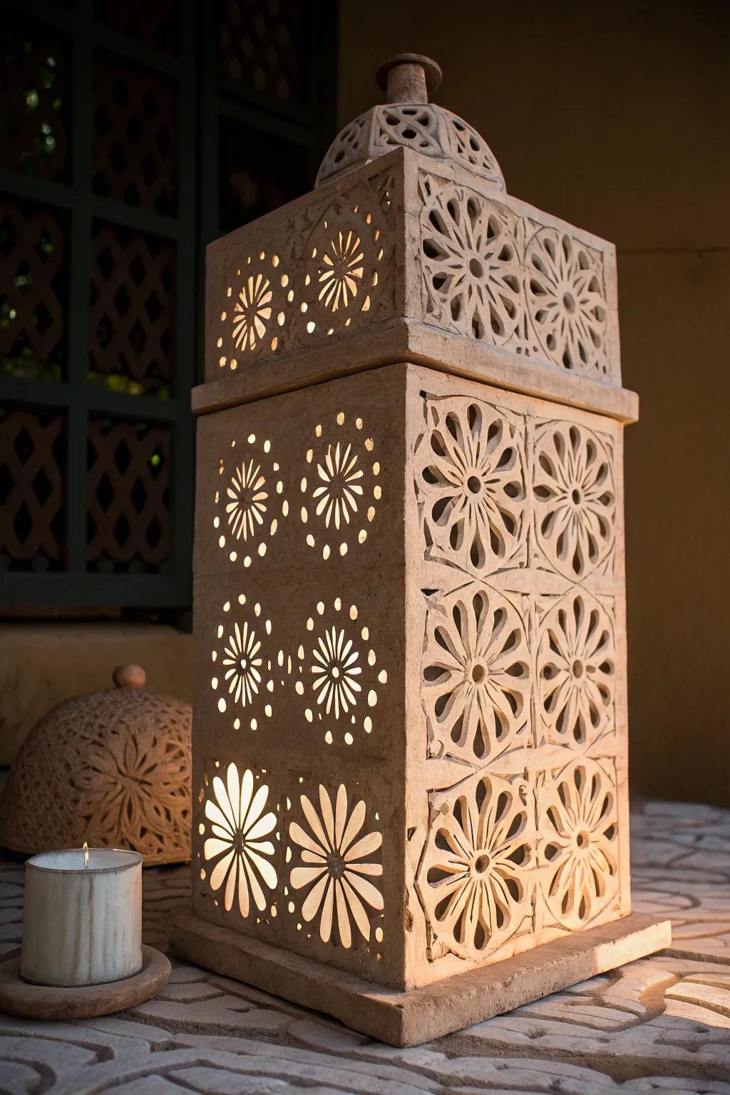 Illuminate your world with handcrafted elegance: Discover the art of slab-crafted lanterns.