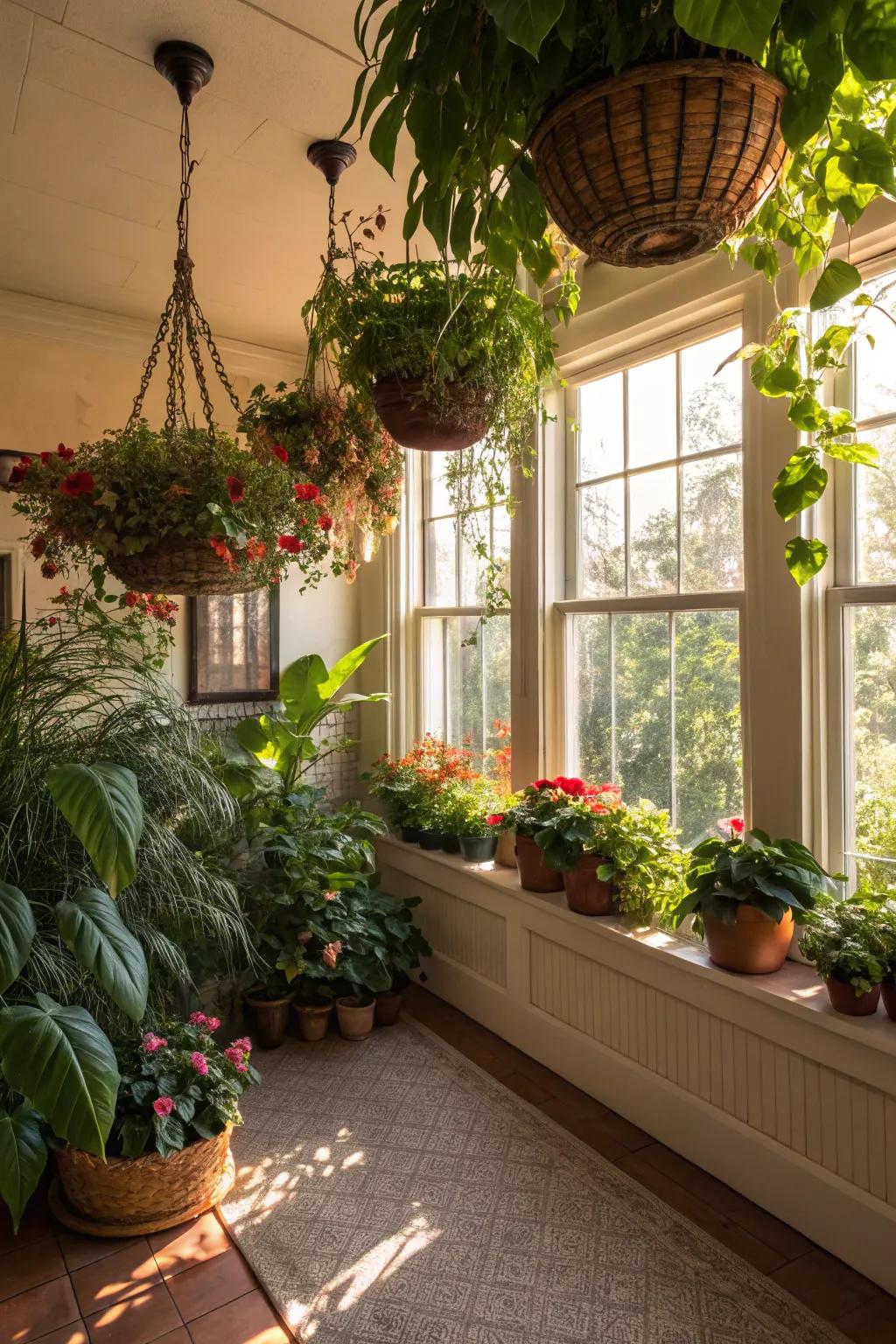 Cultivate a tranquil indoor garden oasis in your spare room.