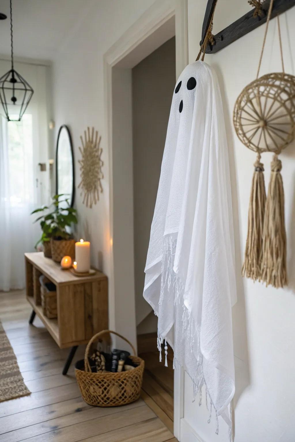 Illuminate your corridor with a hint of spooky elegance with these phosphorescent specter DIY projects.