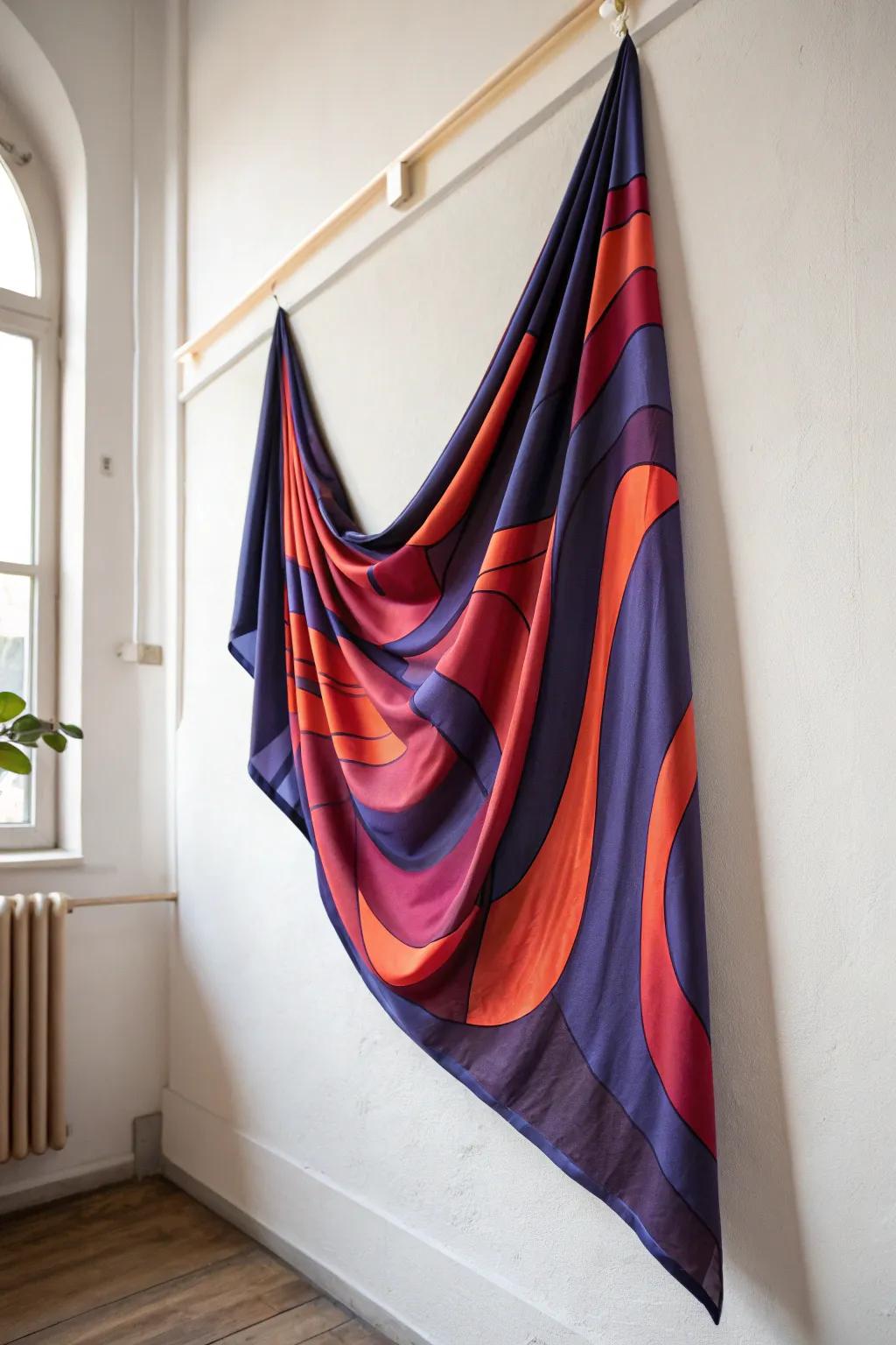 Transform your ambiance through flowing textile artistry that dances with hue and unpretentious design.