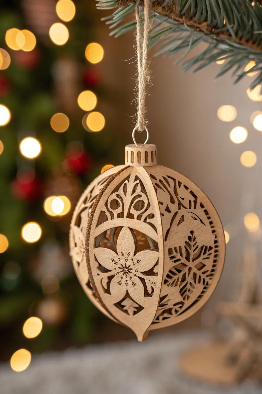 Celebrate the season with the enduring elegance of handcrafted timber etchings.