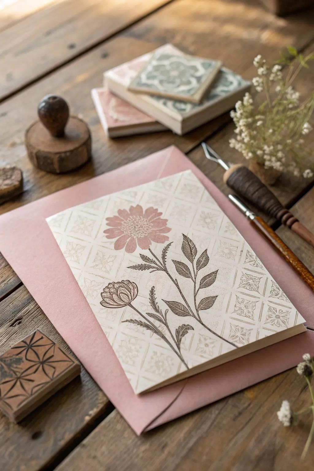 Bring your card-making to the next level with breathtaking patterned paper backgrounds—where simplicity is combined with natural beauty.