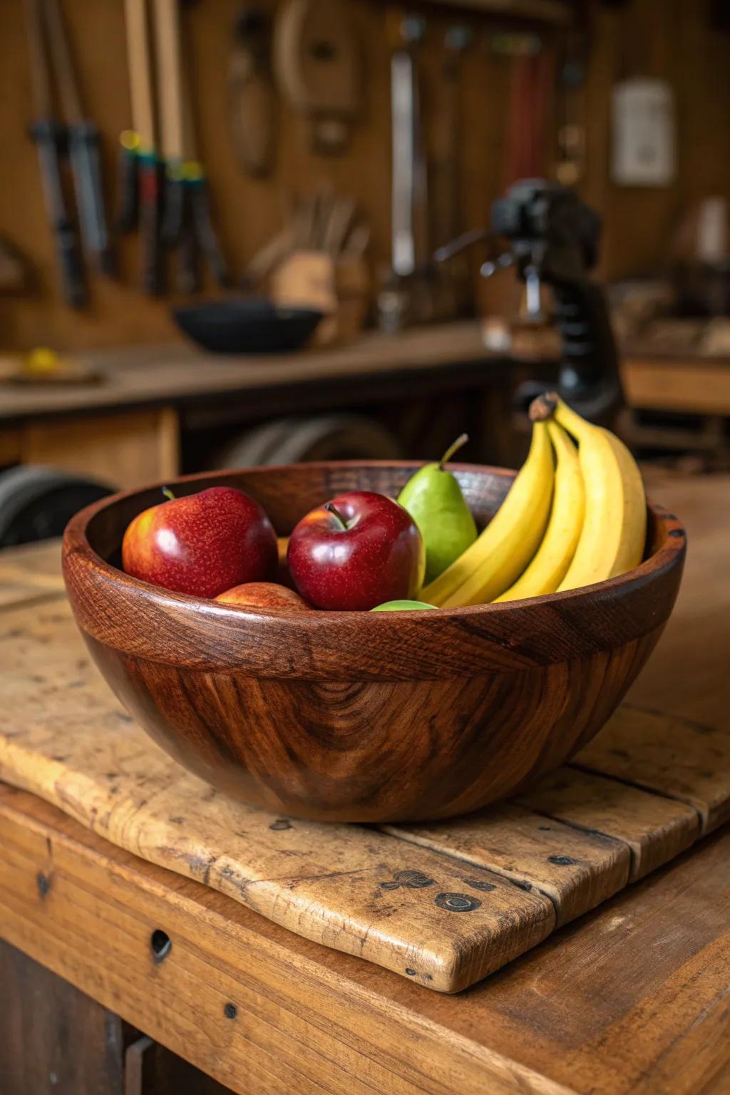 Improve your space with the artistry of handcrafted lumber bowls, where nature meets craftsmanship.