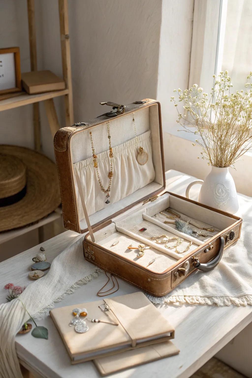Transform vintage finds into captivating craft show displays with a touch of boho elegance.