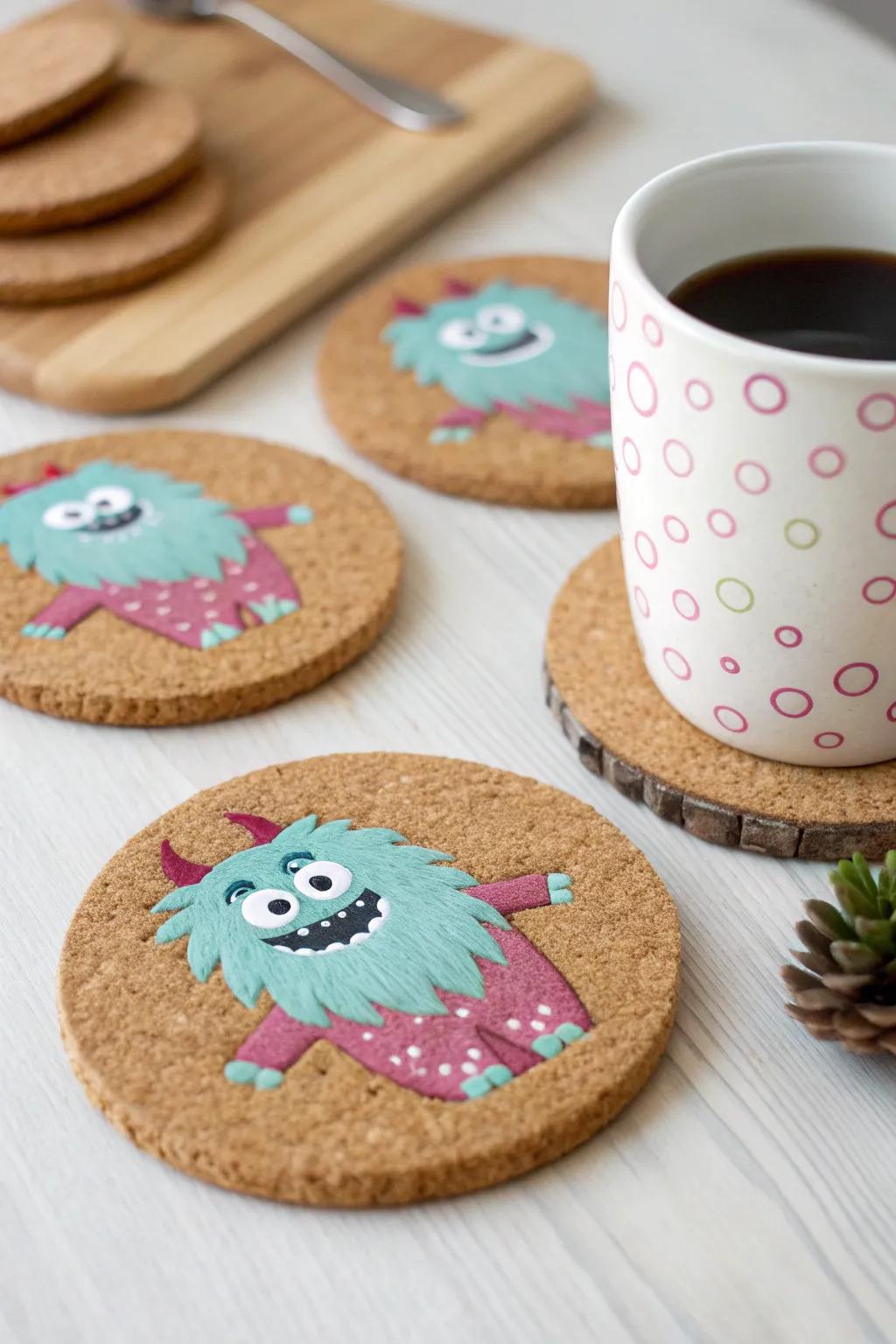 Infuse a playful nuance to your table with these captivating creature table guards!