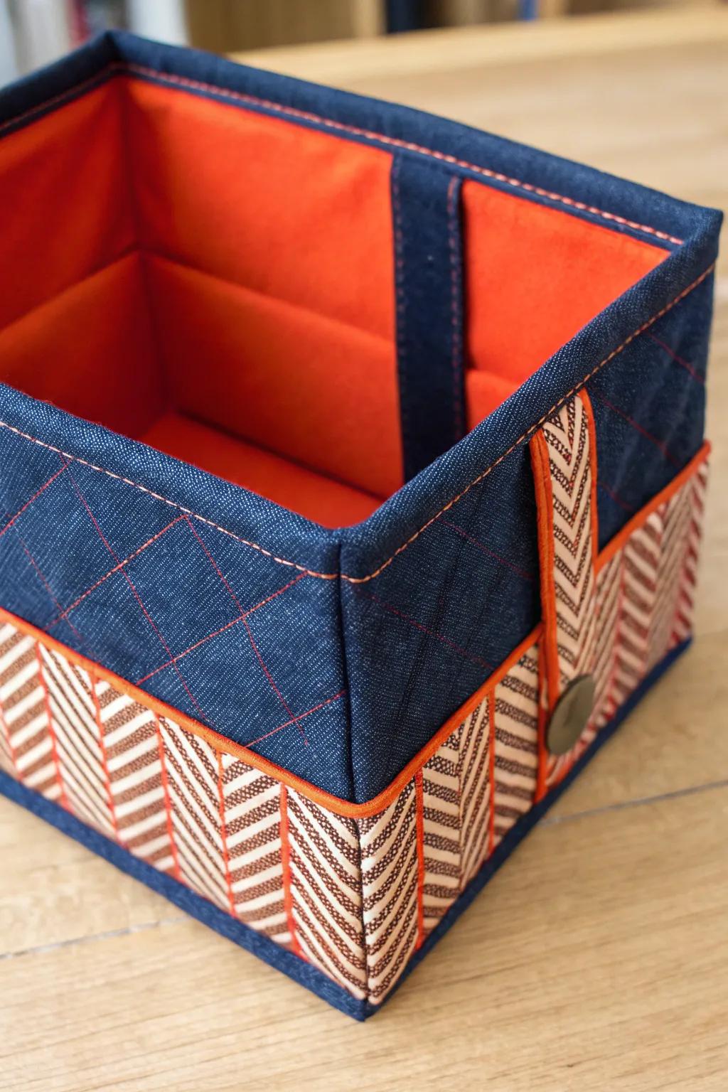 Craft Your Space: Bold Textile Boxes for Stylish Stash Answers