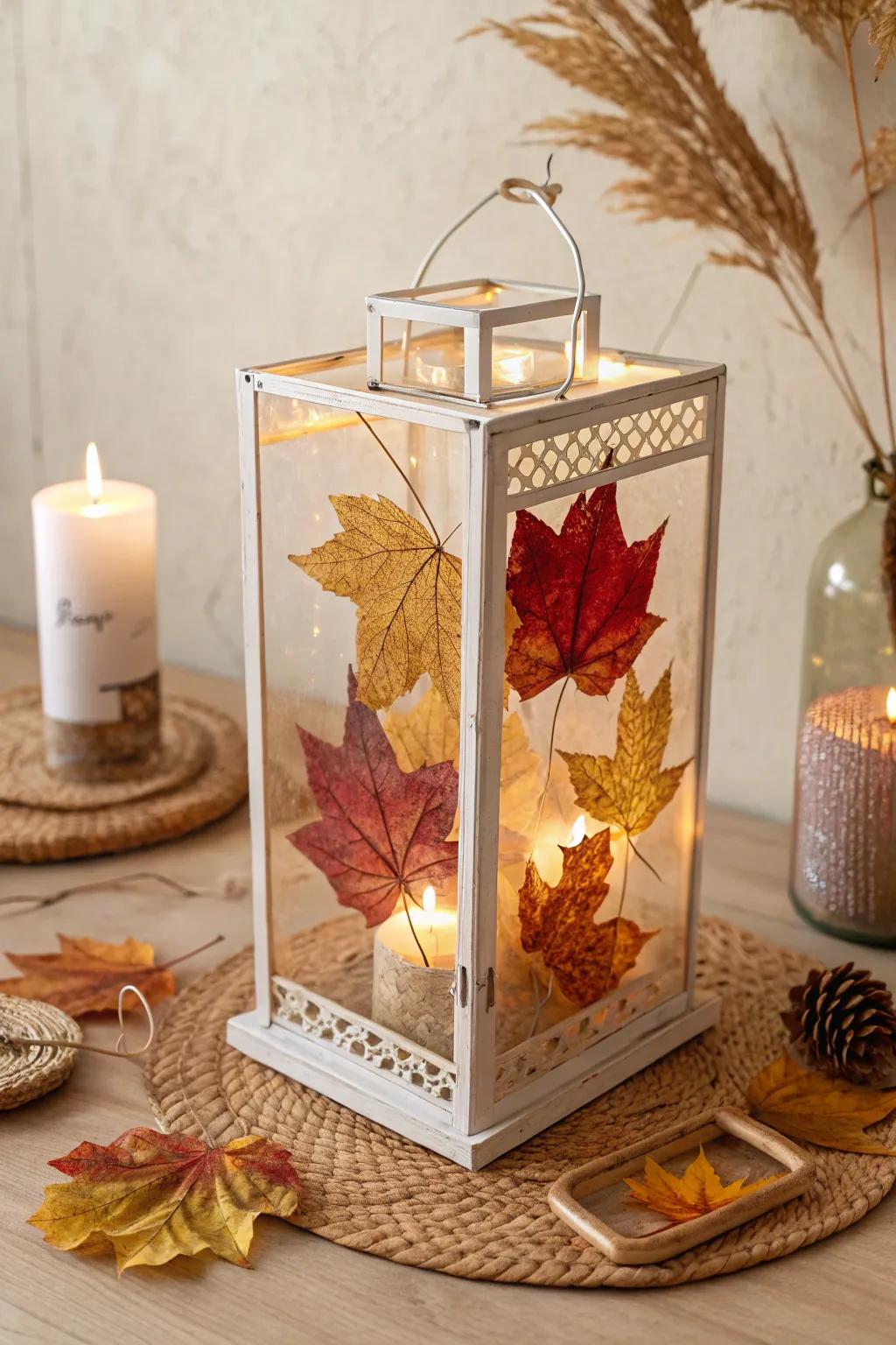 Brighten your autumnal evenings through the organic elegance of foliage illumination pieces. 🍂✨