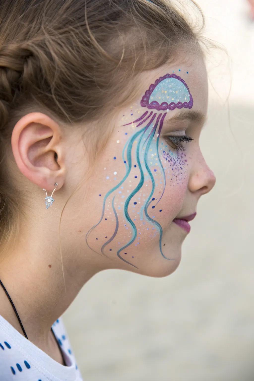 Plunge into the ocean's wonder alongside this fantastical medusa visage color, a flawless amalgamation of artistry and elegance.