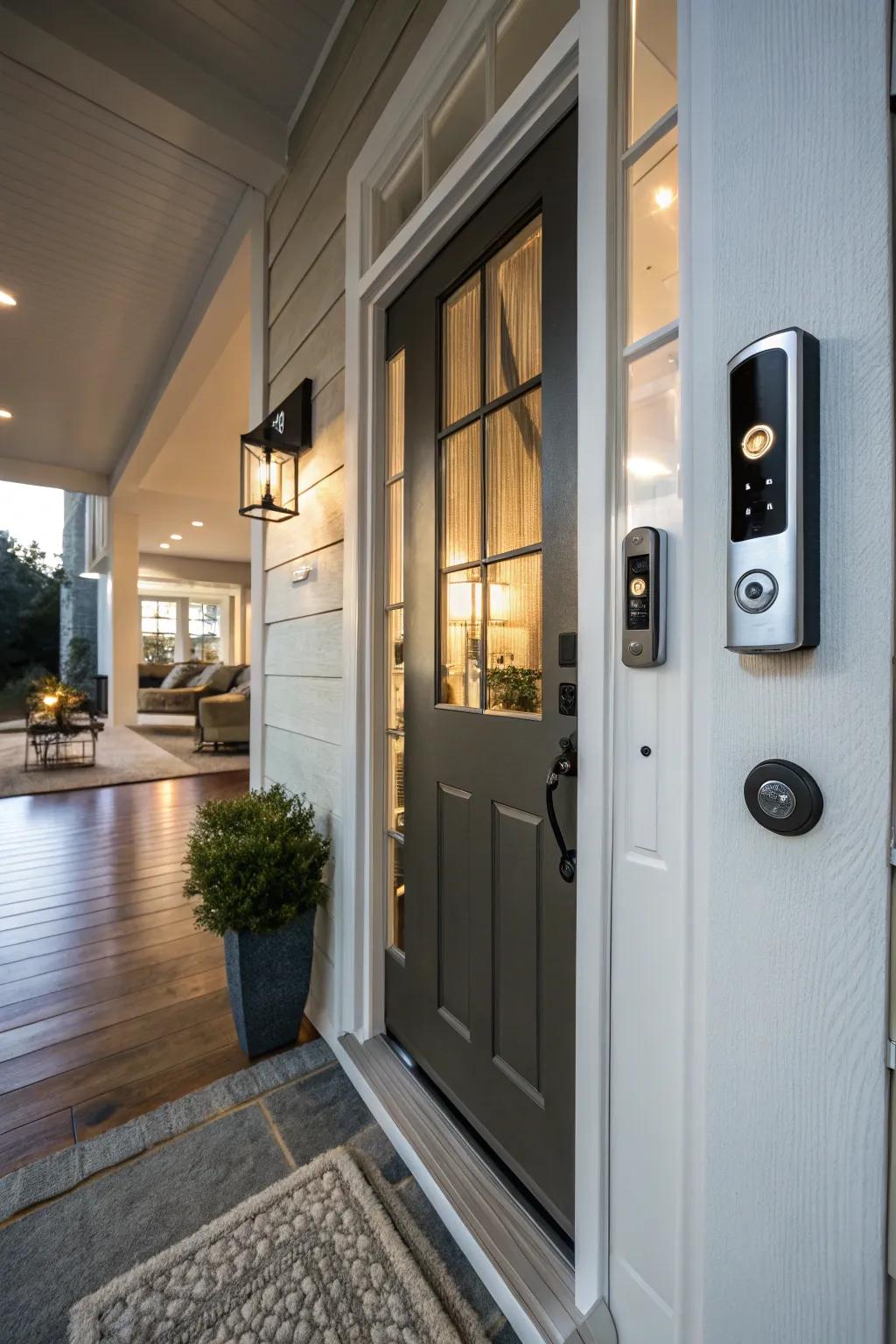 Intelligent technology introduces modern convenience and security.