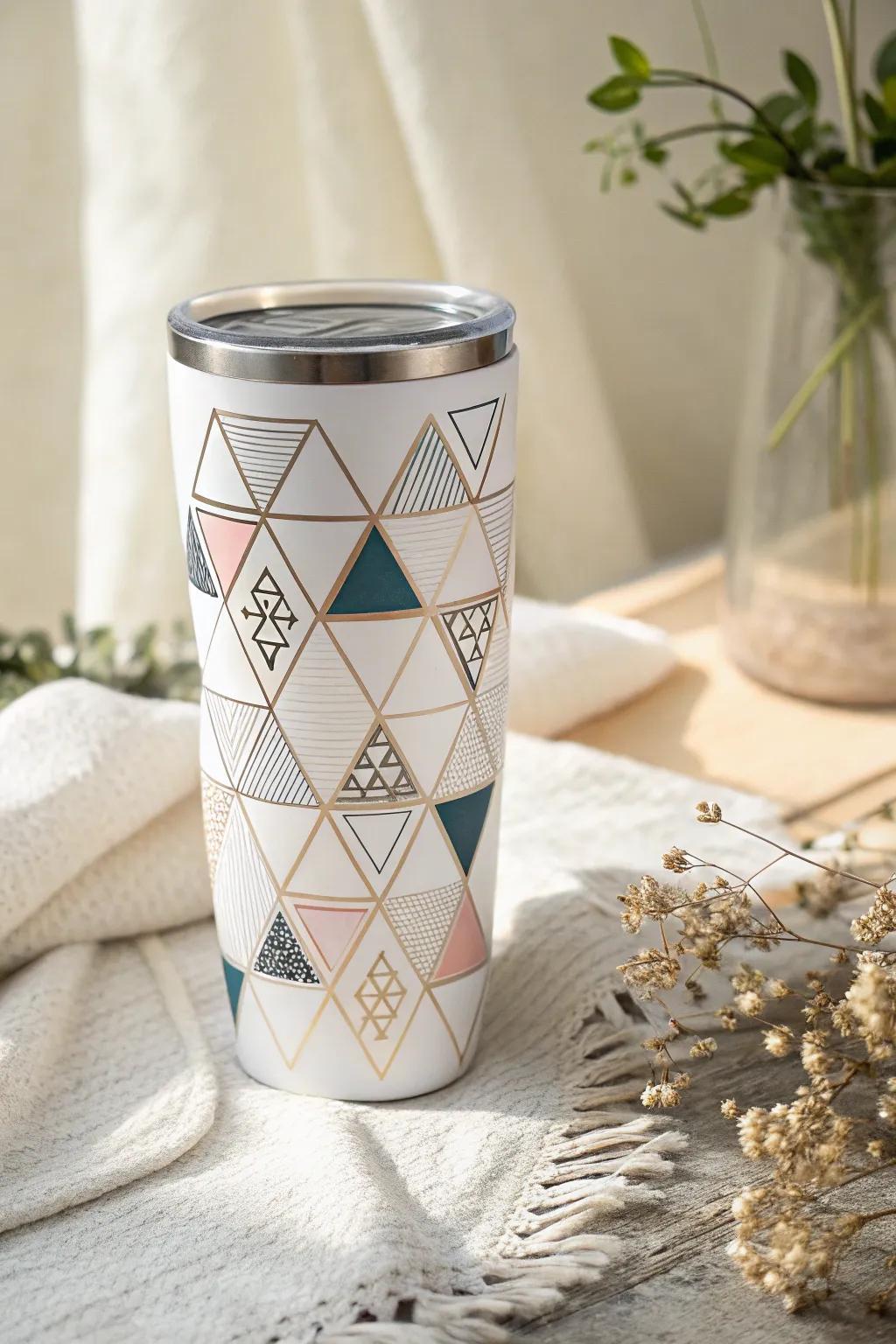 Sip in style with a modern twist – embrace the elegance of symmetrical compositions.