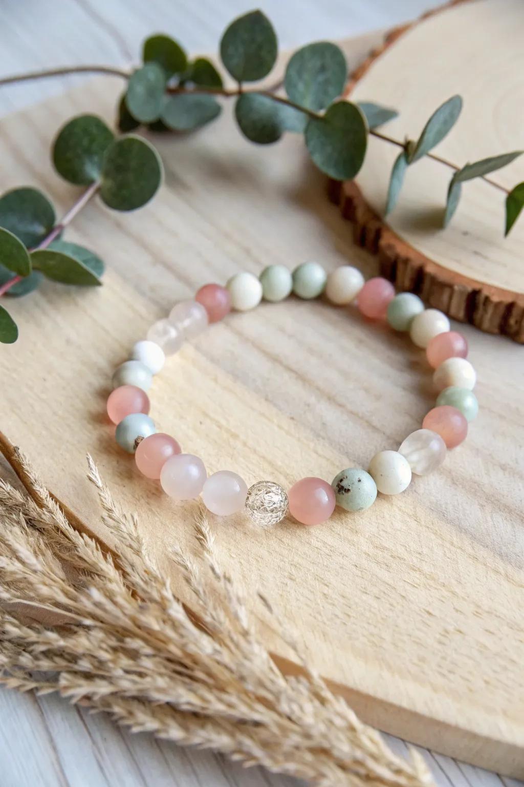 Breathe new vitality into tired beads through this environmentally chic, converted bracelet.