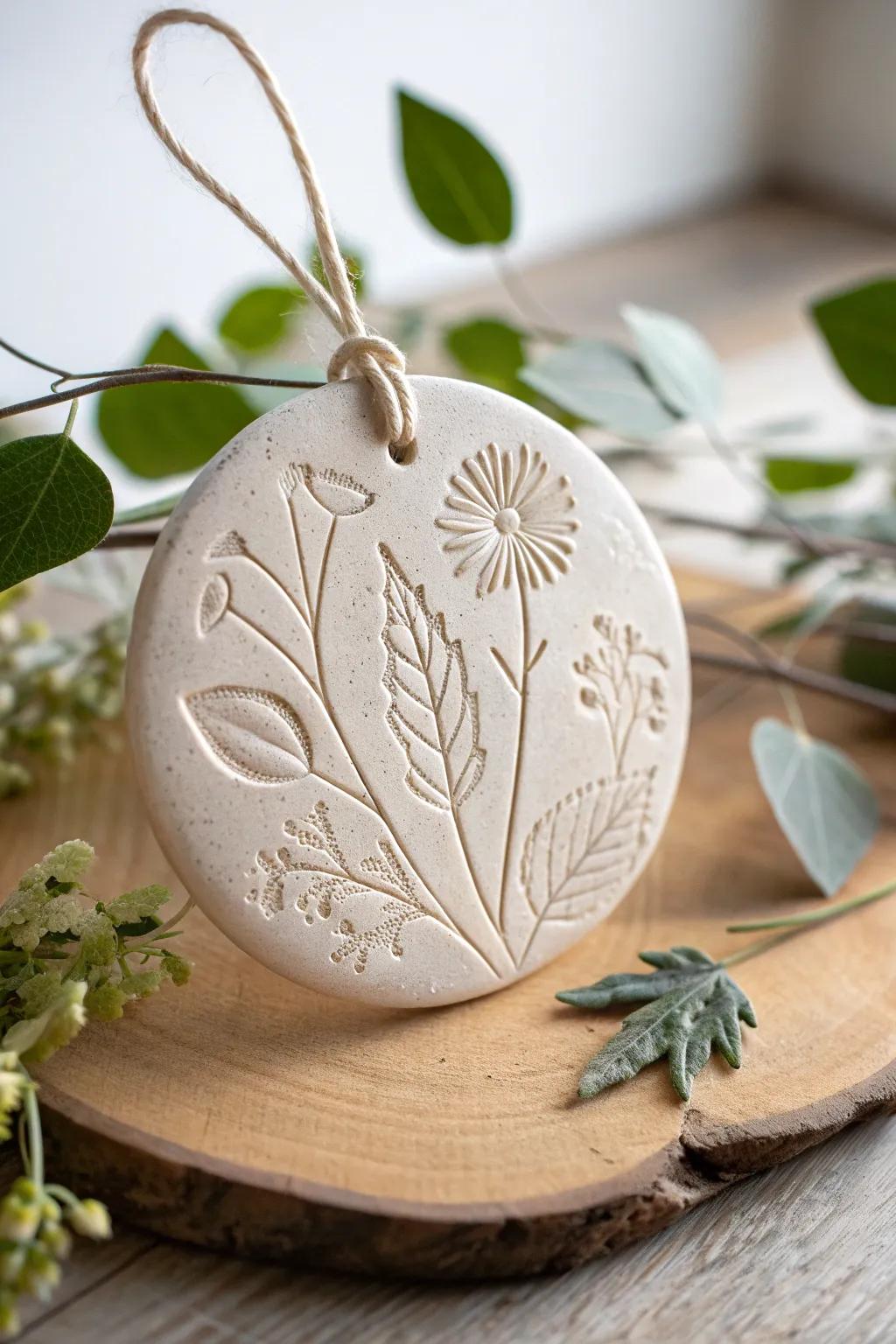 With bespoke clay baubles, append a scintilla of the natural world to your Yuletide decor.