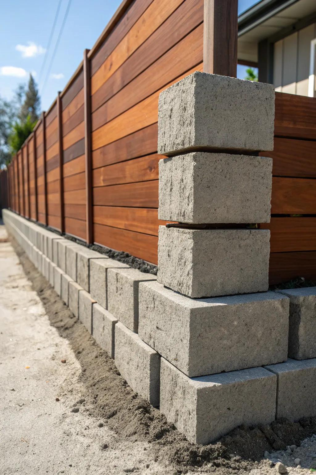 Innovative No-Dig Enclosure: Building Block Base for Effortless Stability and Style