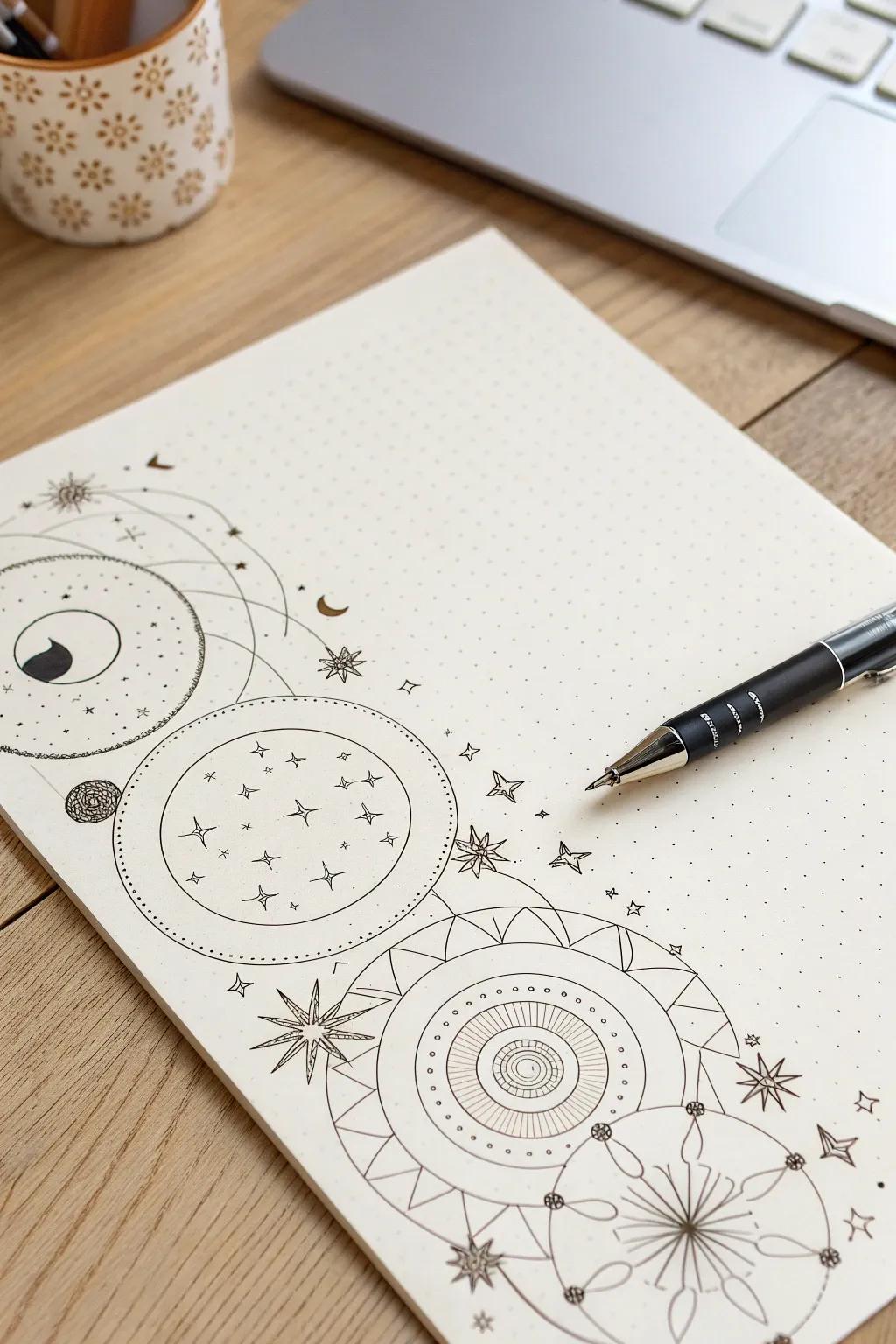 Bring the universe to your fingertips with these magical heavenly rounds.