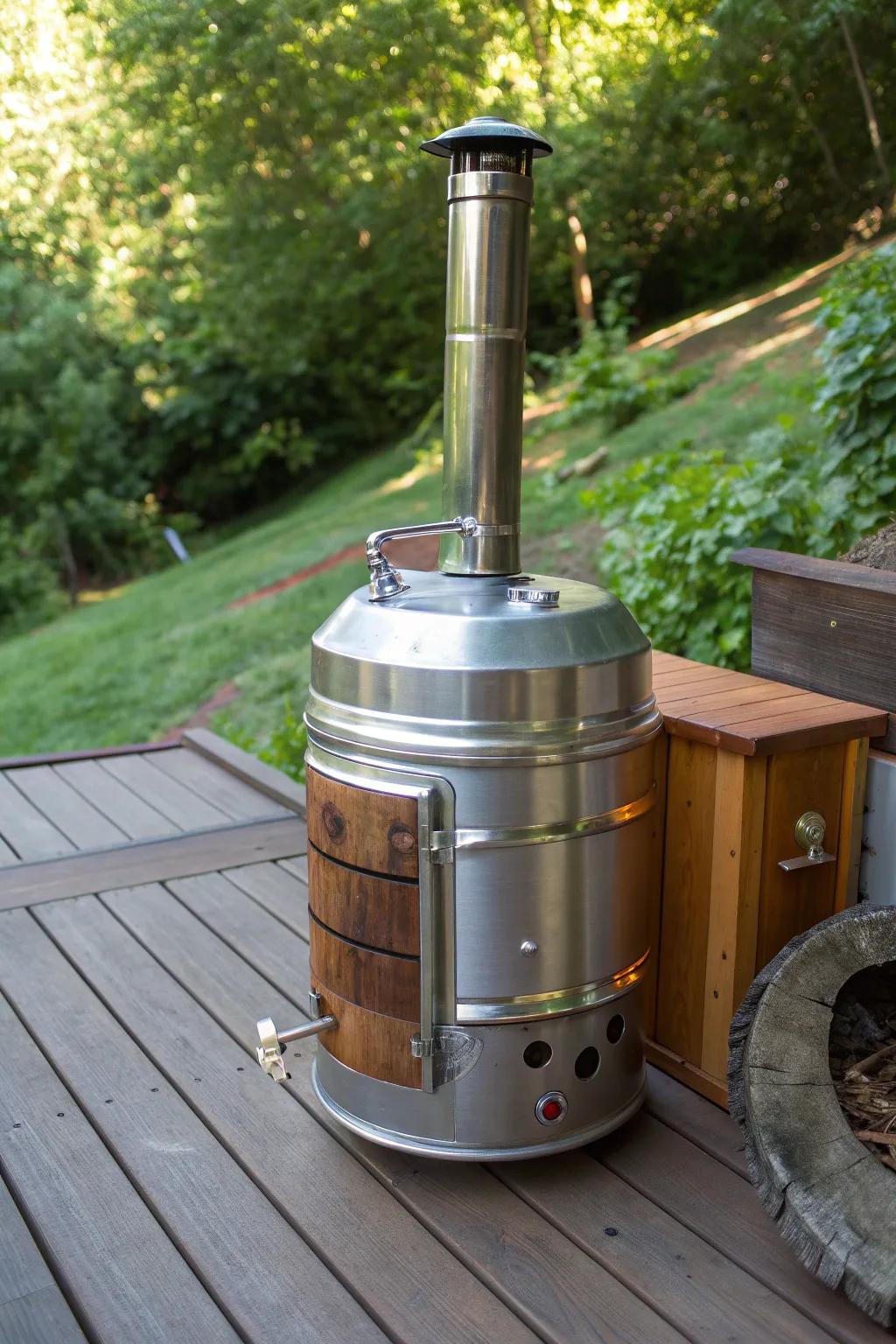 Transform your party tap into a culinary marvel via this eye-catching tap smoker.