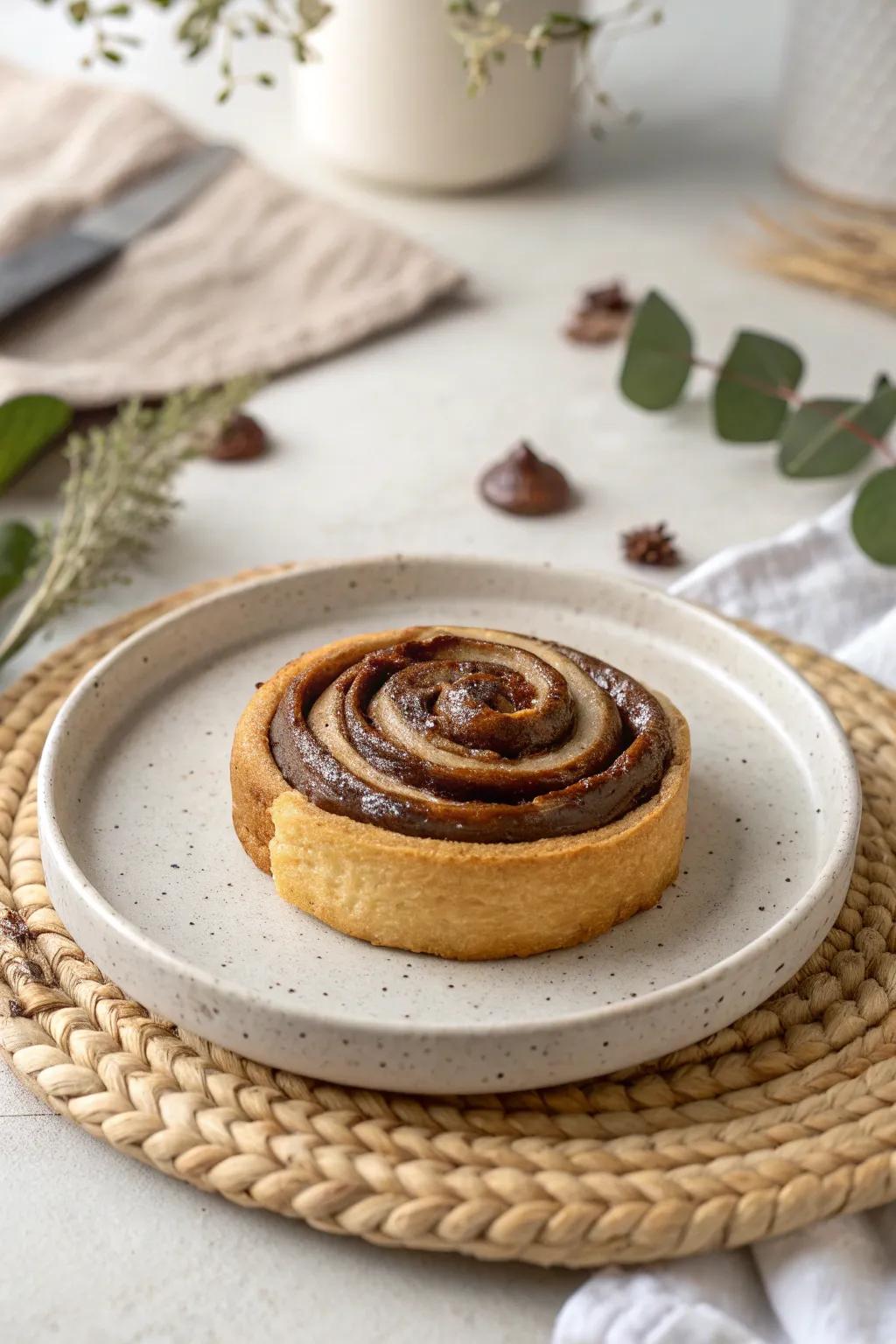 Indulge in the simplicity of a cocoa nut roll – a sweet Scandinavian delight.