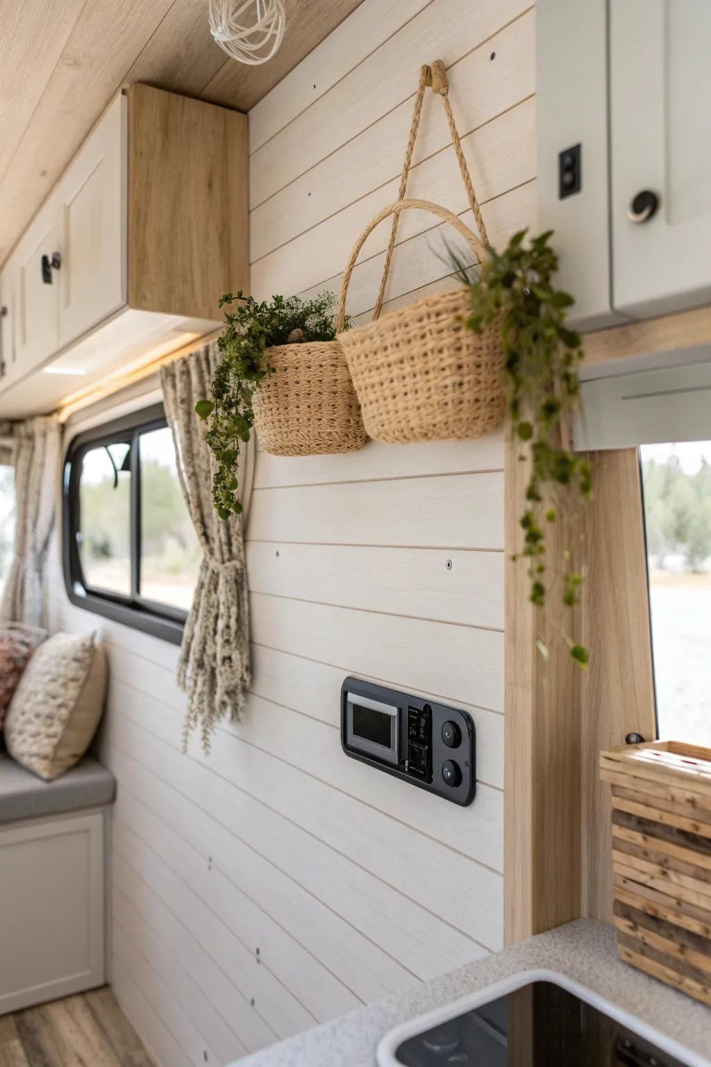 Effortless elegance: Hook-and-loop fastener your way to organized bliss in your RV kitchen!