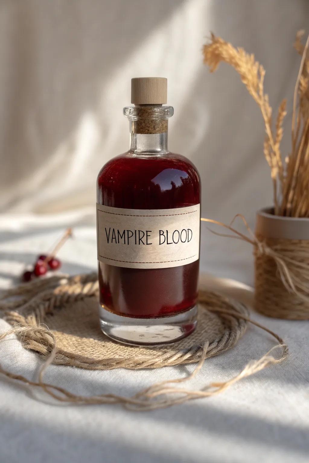 Incorporate a hint of spooky elegance into your decor with these stylish Haemoglobin flasks. Ideally suited for establishing a mysterious atmosphere this Halloween!