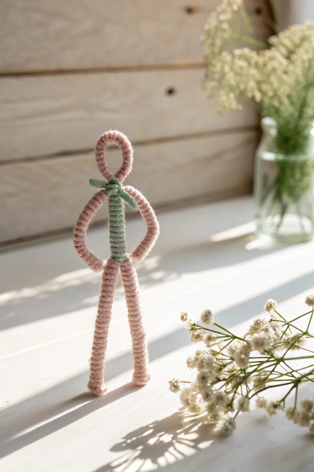 Craft your very own tiny universe with these quirky flexible stick persons.