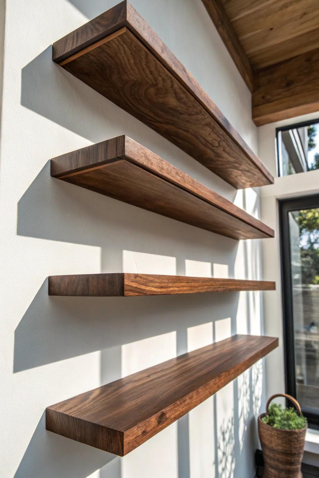 Elevate your space with the smooth allure of concealed mount suspended platforms.