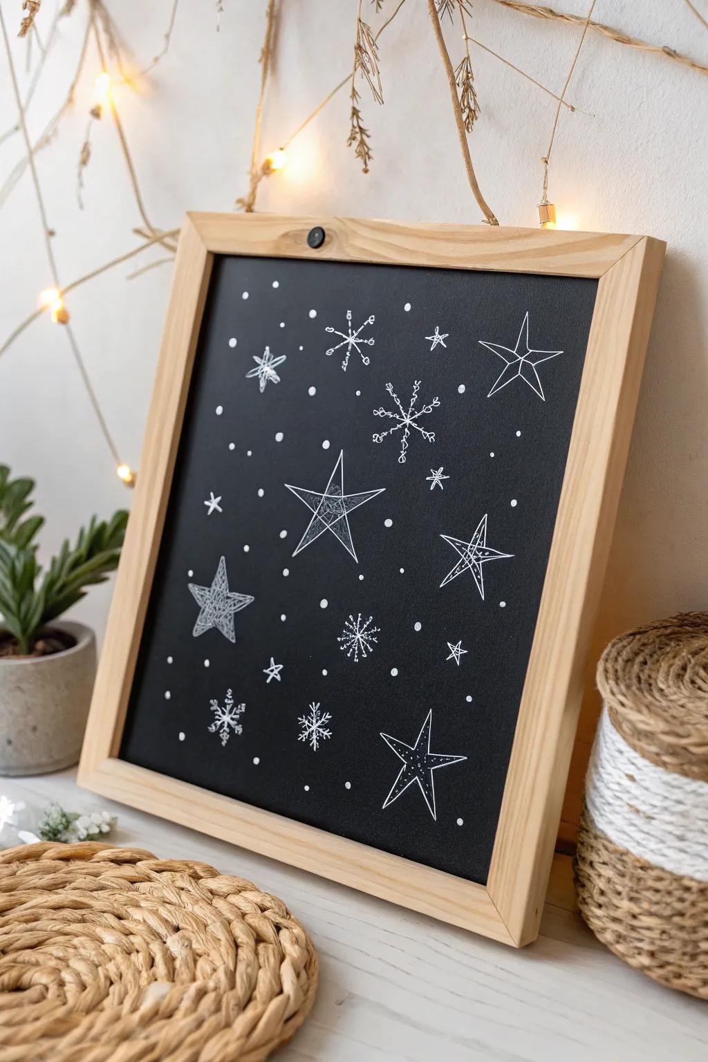Fashion your personal winter haven utilizing these enchanting drawing board luminaries. ✨