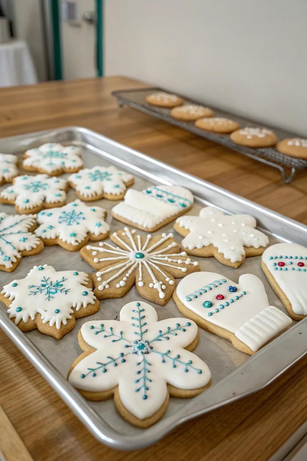 Delight guests with charming seasonal cookies.