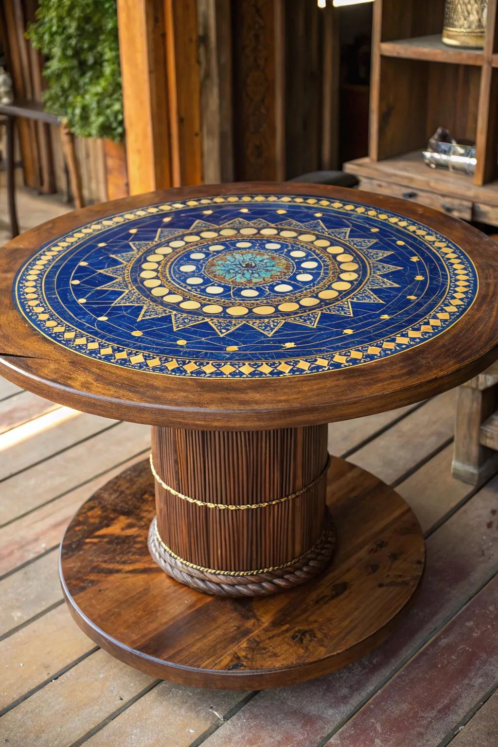 Elevate your dining experience with a handcrafted Lazy Susan table, where elegance meets functionality.