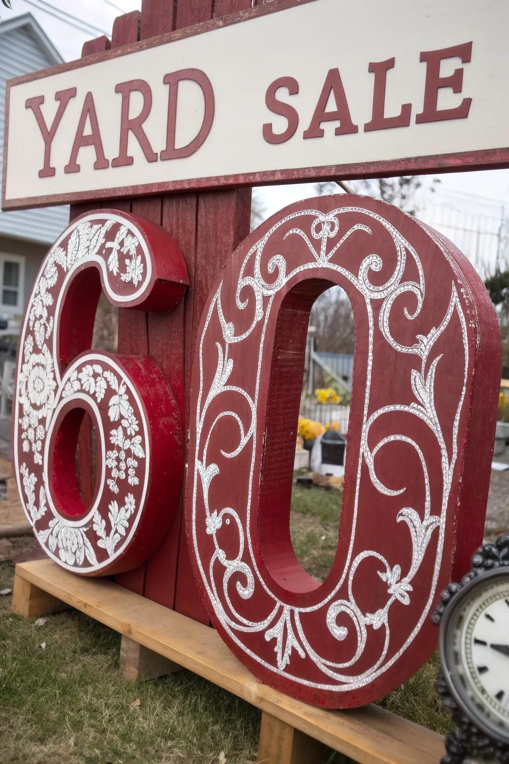 Countdown to Excitement: Make your garage sale unforgettable with this handcrafted countdown marker!