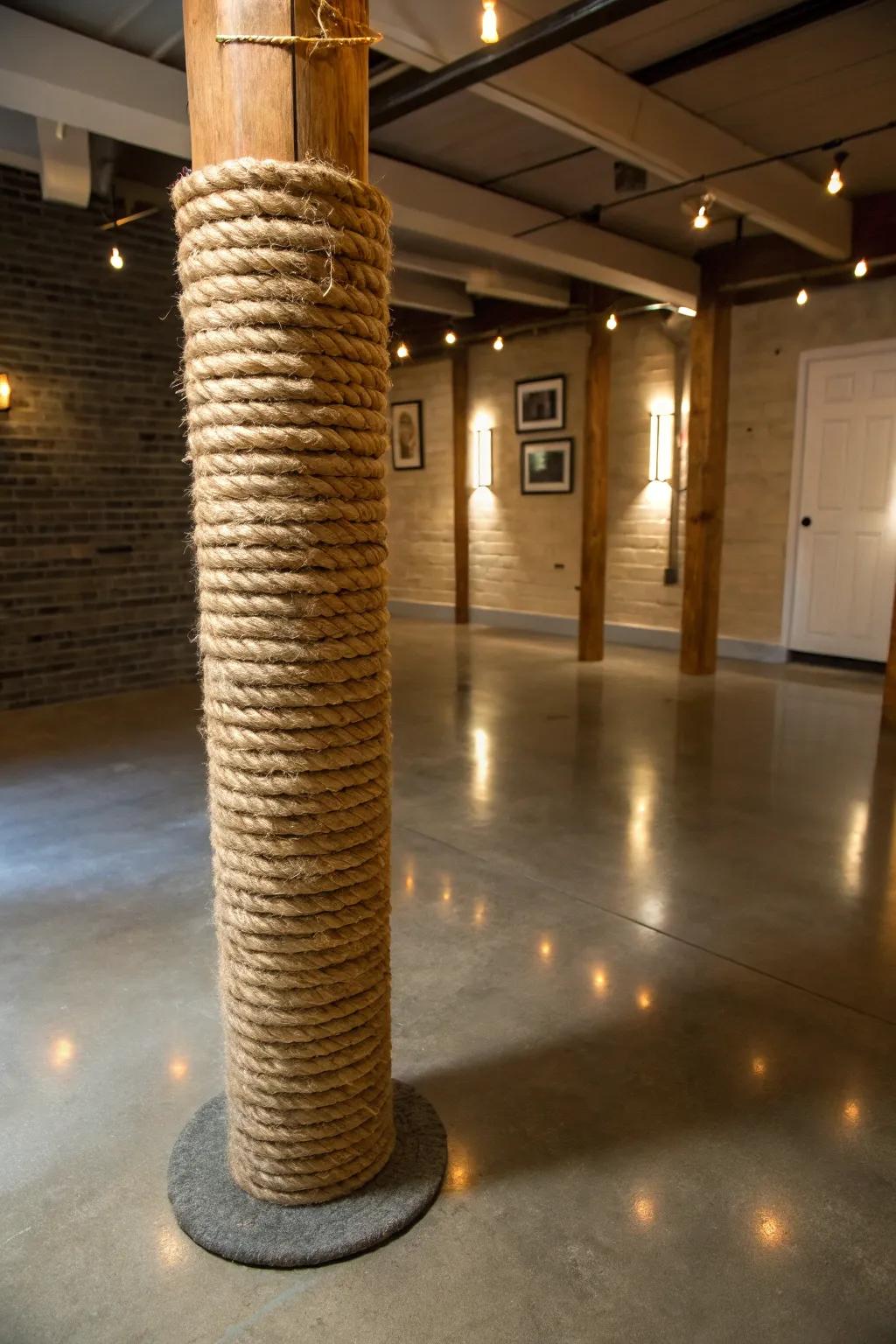 Elevate your space with the earthy elegance of natural fiber coverings.