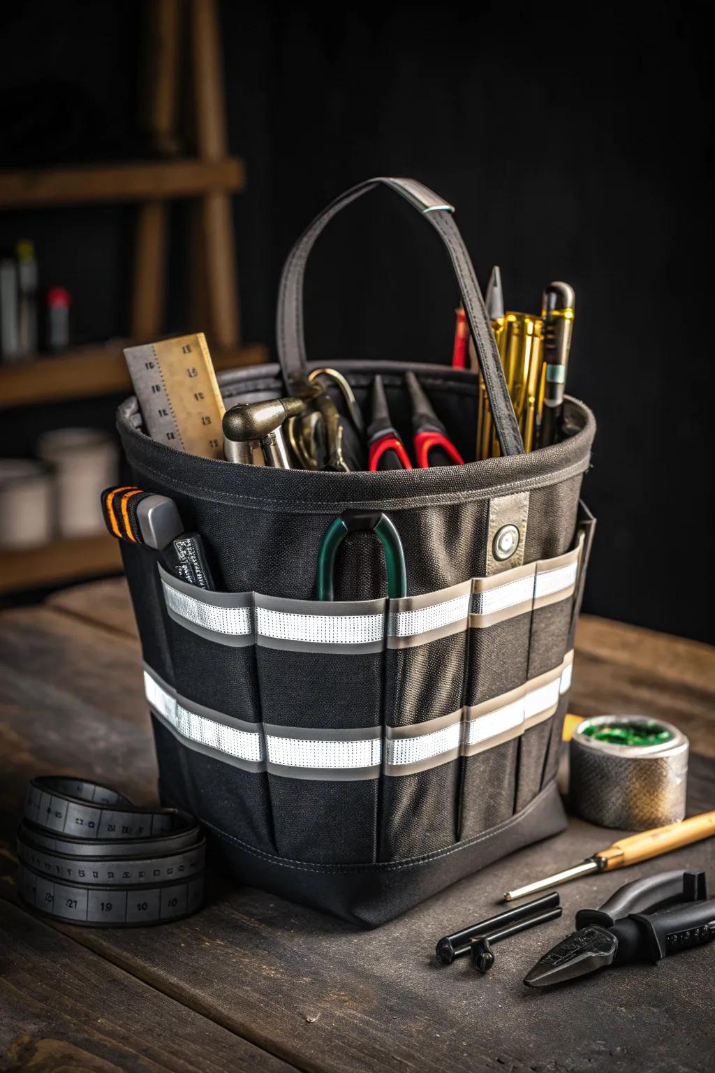 Illuminate your projects with style and safety. Reflective strips for the modern craftsman.