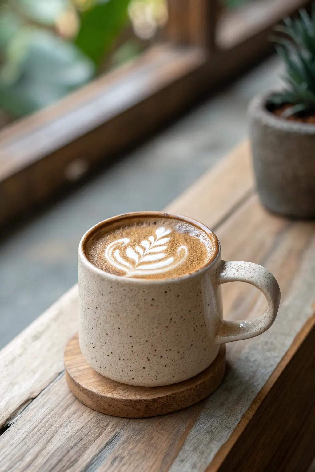 Appreciate the artistry of diminutive brews: a miniature clay masterpiece in every sip.
