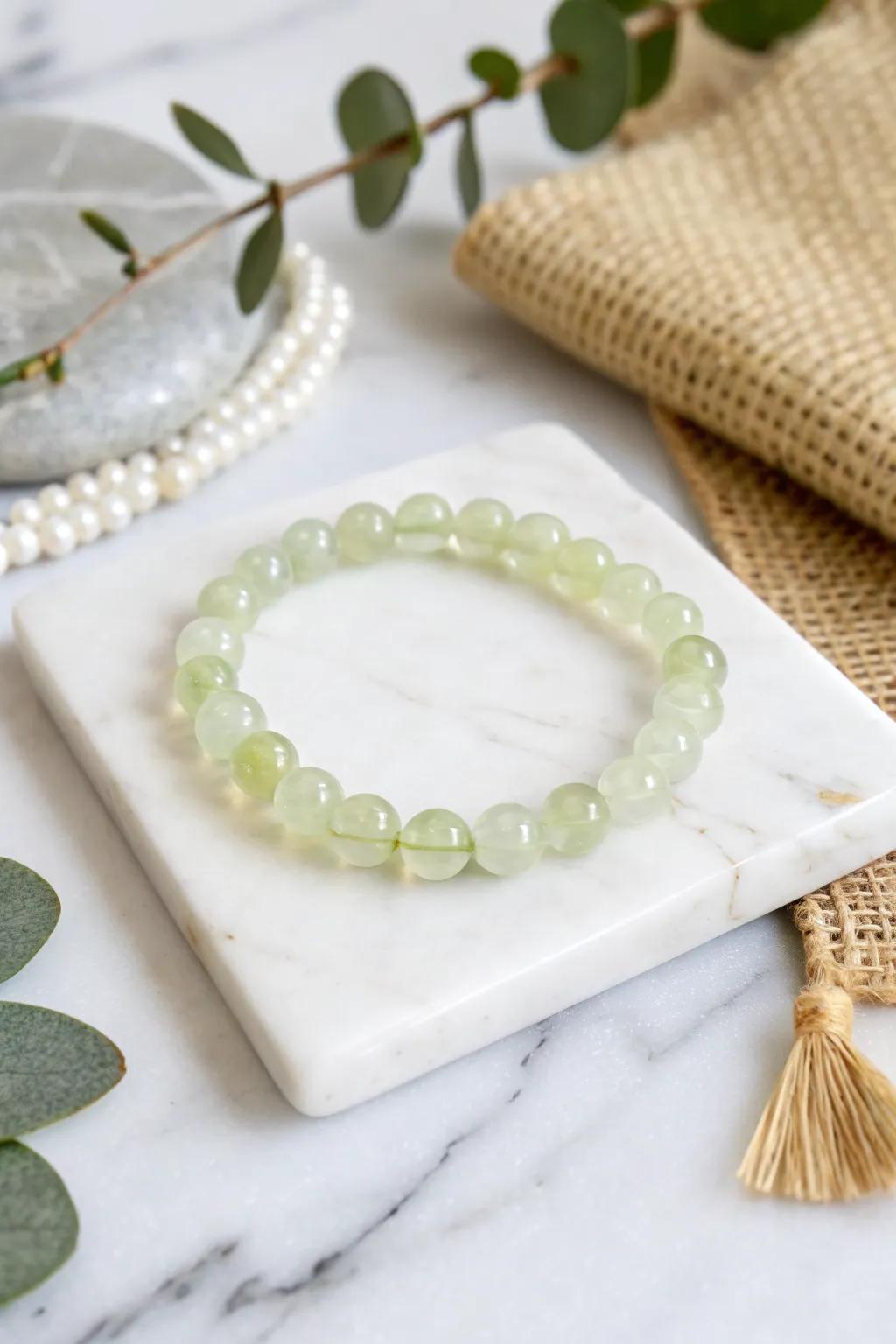 Embrace the mystical lure of Translucent Emerald - a touch of magic and inspiration for your everyday style.