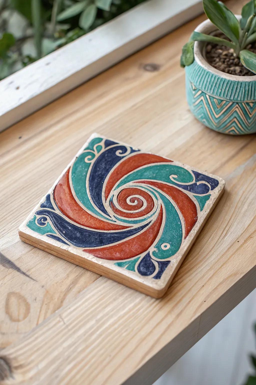 Let out your creative self with a swirl of bold colors and minimalist charm.