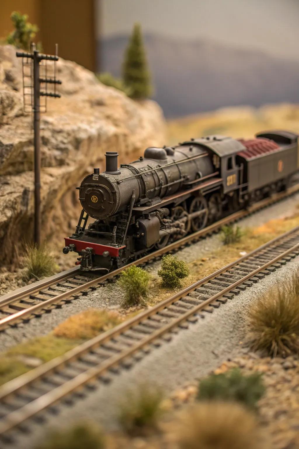 Breathe life into your train model with the skill of feathering—where each nuance narrates a tale.