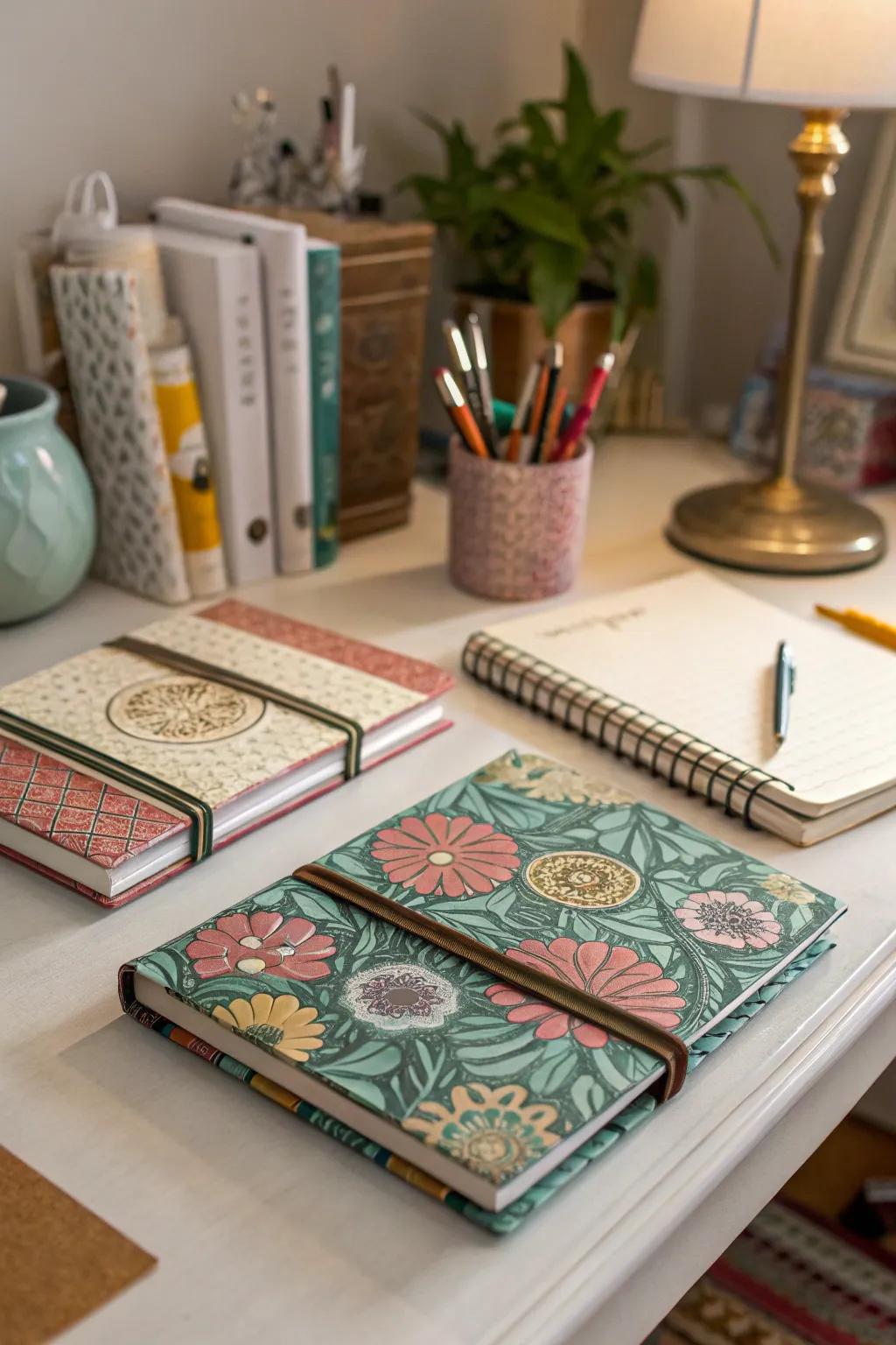 Bespoke journals, a thoughtful and contemplative favor for baptism guests.