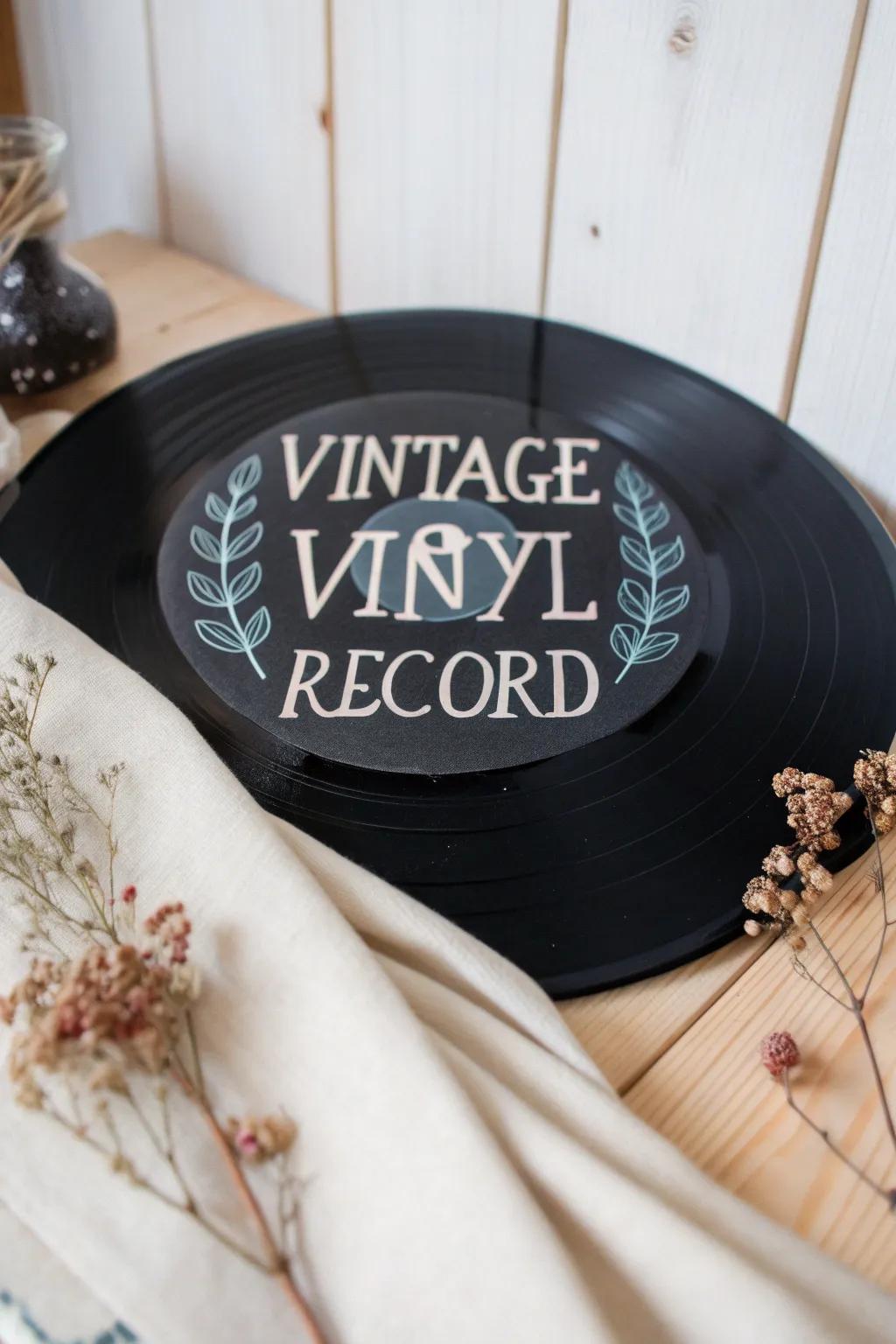 Recast music into personal expressions of art thru adorned vinyl signs, complementing home design through a tailored feel.